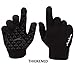 Achiou Winter Gloves for Men Women, Touch Screen Gloves, Upgraded Thicken Anti-Slip Silicone Gel, Thermal Soft Knit Lining