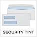 Quality Park #8 5/8 Double-Window Security Envelopes, Security Tint; for Checks & Secure Mail, 24-lb, White, 3-5/8