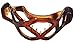 Parcelona Honey Comb Tortoise Shell Brown No Metal Ponytail Holder Hair Clip Barrette for Thick Hair