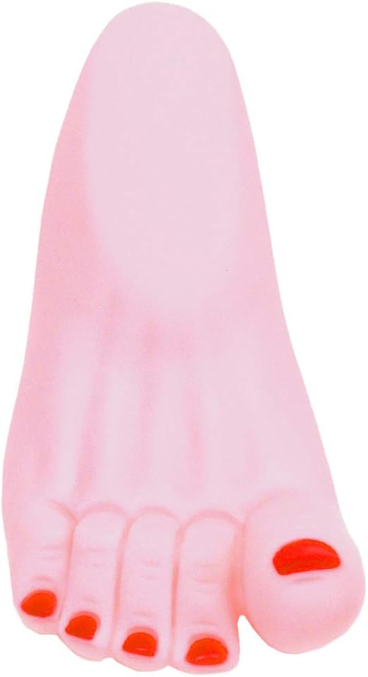 Vinyl Funny Foot Dog Toy 