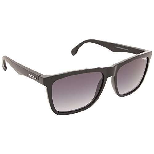 Carrera Men's Ca5041s Rectangular Sunglasses, Black/Dark Gray Gradient, 56 mm