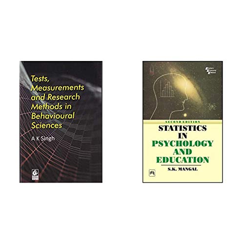 Tests, Measurements and Research in Behavioural Sciences+Statistics in Psychology and Education(Set of 2 books)