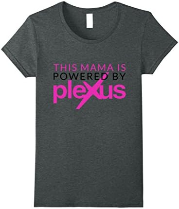Womens This Mama is Powered by Plexus Tee XL Dark Heather