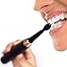 KIPOZI Sonic Electric Toothbrush with 3 Replacement Heads, 3 Brushing Modes with Build in Timer of 2 Minutes, USB Fast Charging, Rechargeable Sonic Toothbrush Waterproof, Black, KI-508(3Modes)