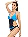 Topwigy Women's One Piece Bikini Backless Halter Sexy Swimwear Tankini Swimsuit Beachwear with Jewelry Bathing Suit Monokini