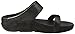 FitFlop Women's Lulu Shimmersuede Slide Sandal, Black, 8 M US