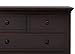 Serta 4 Drawer Dresser, Dark Chocolate