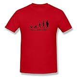 HD-Print Men's Tshirt Evolution Dicker Mann XL Red