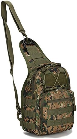 McMola Outdoor Tactical Backpack Sling, Chest, Military Sport Shoulder Daypack for Camping, Hiking, Trekking