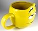 M&Ms Fun Sculpted Face Extra Large 24 oz Ceramic Coffee Tea Mug m&m m & m (Yellow)
