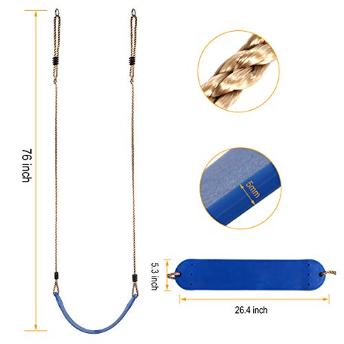 Braoses Elastischer Kinderschaukel Farbe Eva weichen Bord U-Schaukel Brettschaukel Schaukelsitz Schaukelbrett belastbar… – Bild 5