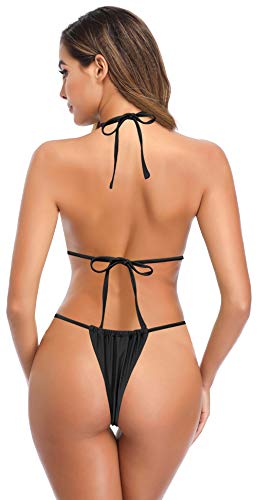 SHEKINI Dames Tweedelige Badpak Sexy Tie-up Triangle Bikini Top Bikini Set Lage Taille Braziliaanse Bikini Broekje Tanga… - Image 3