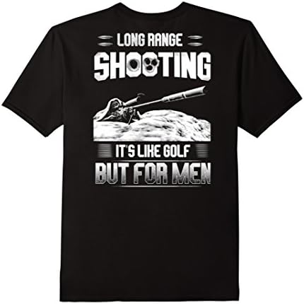 Mens Long range shooting its like golf but for men T-shirt 2XL Black