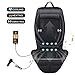 SEG Direct 3-in-1 Car Smart Seat Cushion, Heating for Winter, Cooling for Summer, Vibrating Massage for Driving, Universal 12V Output Voltage Adapter with 5 Adjustable Levels of Cooling and Heating