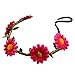 Polytree 8pcs Women's Fashion Boho Flower Headband Hairband