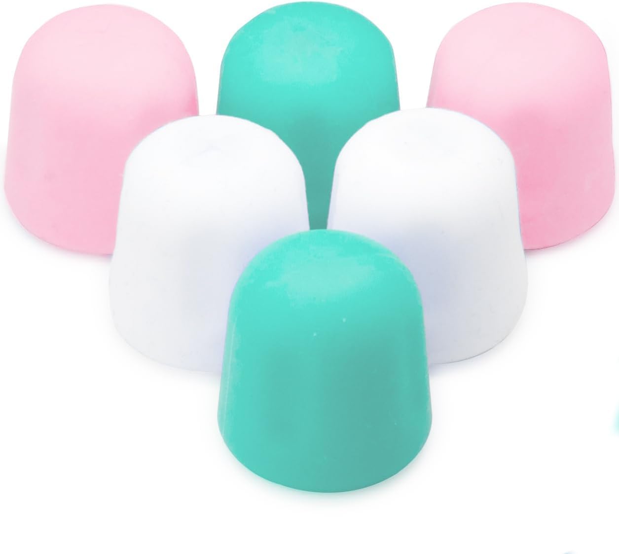 Photo 1 of Self Closing Toothpaste Caps 6-Pack by Tilcare - No Waste Cap Dispensers for Adult and Kids Bathroom - Mess-Free Toothpaste Lids - Easy to Use, Food Grade Silicone and BPA-Free Toppers