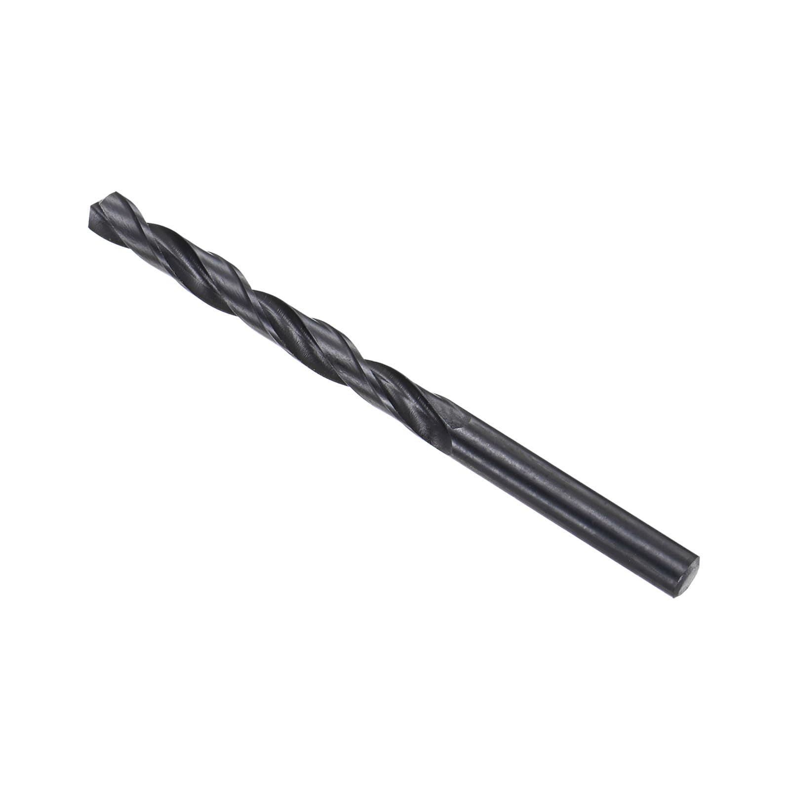 CoCud 6542 High Speed Steel Twist Drill Bits, 7.3mm Diameter 110mm Length, Black Oxide Straight Twist Jobber Drill Bit - (Applications: for Metal Woodwork Plastic Aluminum)