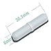 Hotodeal Magnetic Stir Bar,PTFE Octagon Spin Stirrer with Integral Pivot Ring,White,1-1/2