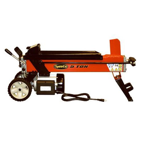 SpeeCo LS40100500 Red 5-Ton Electric Log Splitter