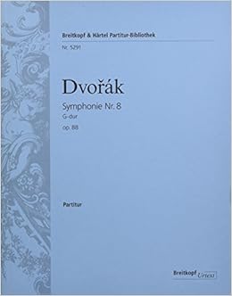 ドヴォルザーク: 交響曲 第8番 ト長調 Op.88／ブライトコップ ＆ ヘルテル社／指揮者用大型スコア