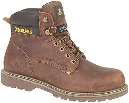 Amblers Mens Dorking Mens Boot Brown Crazy Horse Leather Lace Up Casual Boot