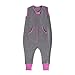 baby deedee Kicker Sack with Feet Sleep Bag, Slate, 2-4T