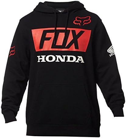 Fox Racing Honda Basic Mens Black Pullover Hoodie 18982-001, L