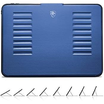 ZUGU CASE - iPad 10.2 Case - Very Protective But Thin + Convenient Magnetic Stand + Sleep/Wake Cover (Navy Blue)
