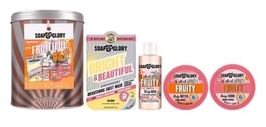 Soap & Glory - It's a Fruity-ful Day Gift Tin - Limited Edition Christmas 2023