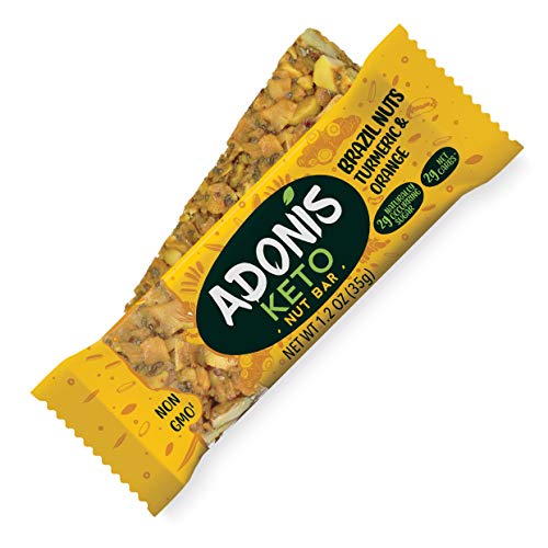 Adonis Keto Crunchy Turmeric Snack Bars with Brazil Nuts | 100% Natural, Low Carb, Vegan, Gluten Free, Keto, Paleo (5) - Thumbnail 3