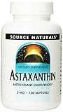 Source Naturals Astaxanthin 2mg, Antioxidant Carotenoid, 120 Softgels