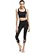 SweatyRocks Women's High Waisted Cutout Crop Leggings Yoga Workout Active Tights Black M
