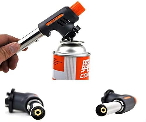 Blow Torch Gas Flamethrower Multi-functional Metal Ignition Flamethrower Butane Burner Ignition Baking Welding BBQ Camping
