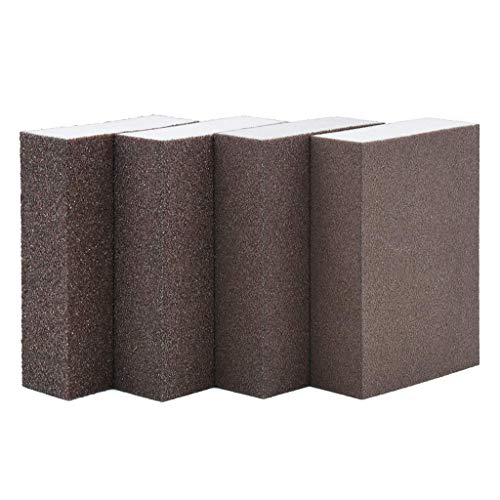 4pcs Sanding Sponge,Home Kitchen Tools Washable and Reusable Assortment Sanding Sponges Sanding Blocks - Thumbnail 2