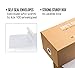 100 Letterpress Note Cards and Self Seal Envelopes - Perfect for Clients, Friends, Co-Workers - Blank Inside for Your Message - Opie’s Paper Company