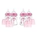 Dr. Brown's Options Wide-Neck Baby Bottles, 5 Ounce, Pink Print, 4 Count