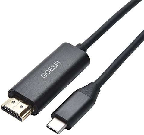 USB C TO HDMI Cable,GOESFI,Supports Video 4K@30HZ/1080P@60HZ For MacBook 2015/2016,MacBook Pro 2017/2016,SAMSUNG Galaxy S8/S8 Plus/S9/S9 Plus,ChromeBook Pixel,Dell XPS