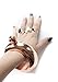 Wrist Flask Booze Bangle | Women's Bracelet Shot Flask for Liquor | AAA Grade Stainless Steel - Rose Gold No Rust | Secret Spill Proof Jumbo Wine Alcohol Bracelet for Festival / Party 4 Ounce by Nova