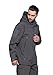 TACVASEN Men's Military Softshell Tactical Jacket Hooded Fleece Coat Gray