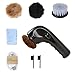 Electric Hand Held Shoe Polisher Black Shoe Boot Polish Shoe Shine Kit Shoe Buffer Machine Automatic Shoe Cleaner Boot Shinner Mini (black1)