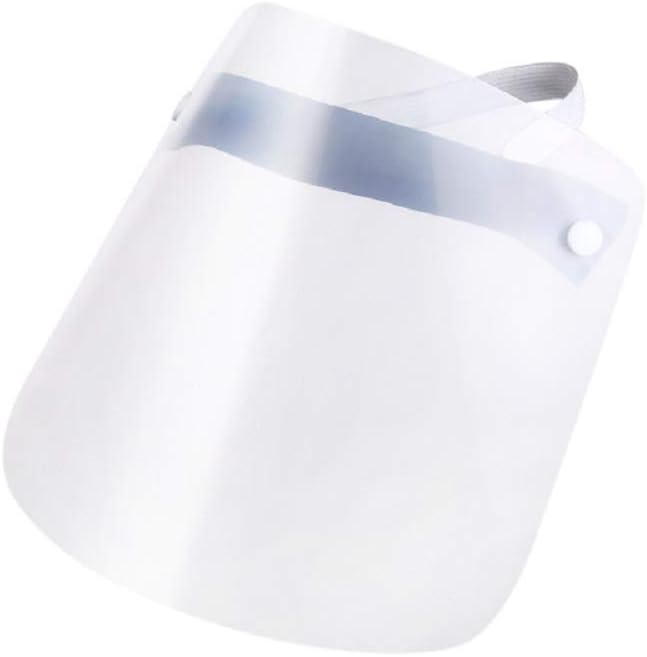 DiYM Anti-Spitting Protective Face Shield Anti-Saliva Anti-Fog Transparent Face Cover Anti-Oil Spittle Splatter Cooking Protector Children Adult Face Shield