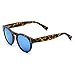 WearMe Pro - Round Matte Frame Mirrored Sunglasses