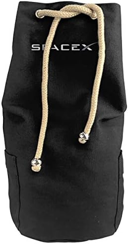 Drawstring Bag SpaceX Logo Canvas Bucket Gym Sport Backpack Portable Cinch Sacks Outdoor Bags For Men Women