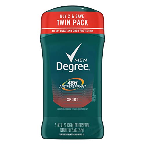 Degree Men Original Protection Antiperspirant Deodorant, Sport, 2.7 oz, 2-Pack
