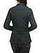 Allegra K Skyliner Model Down Jacket with Stand Collar Blue / L