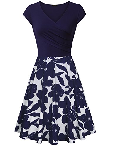 Laksmi dress for women elegant, floral patchwork casual dress a l…