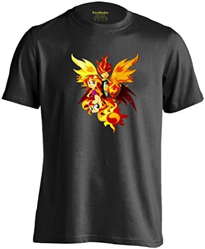 Sunset Shimmer My Little Pony Equestria Girls Printing T Shirt Custom Tee