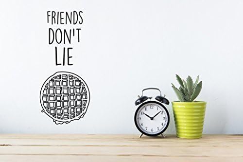 GDirect Kitchen Living Room Bedroom Decor Artwork Friends Don't Lie Wall Sticker Stranger Things Art Vinyl Decal 50x30cms