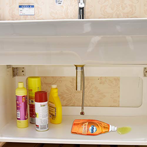 Under the sink Mat,Drawer,Shelf Liner,wire Shelves,Non-Adhesive,Anti-Slip,Durable,Cleaning, Strong,for Drawers,Shelves,Cabinets,Storage,Under Sink Organizer,Kitchen,Refrigerator,Bathroom(16'' x 30') - Thumbnail 7