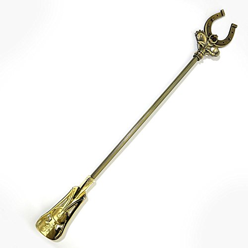 Decorative Extra Long Brass Shoehorn "Scythian Horse"